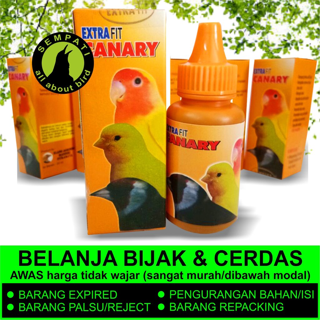 Extra Fit Canary 25 ml – Vitamin Gacor & Stamina