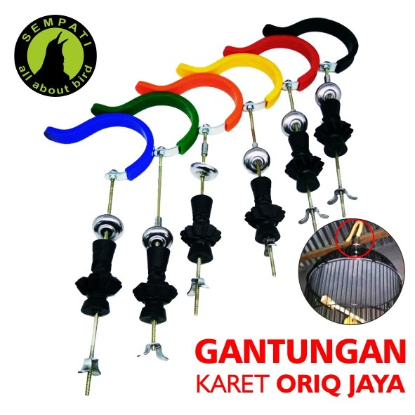 Gantungan Sangkar Karet Anti Slip Oriq Jaya