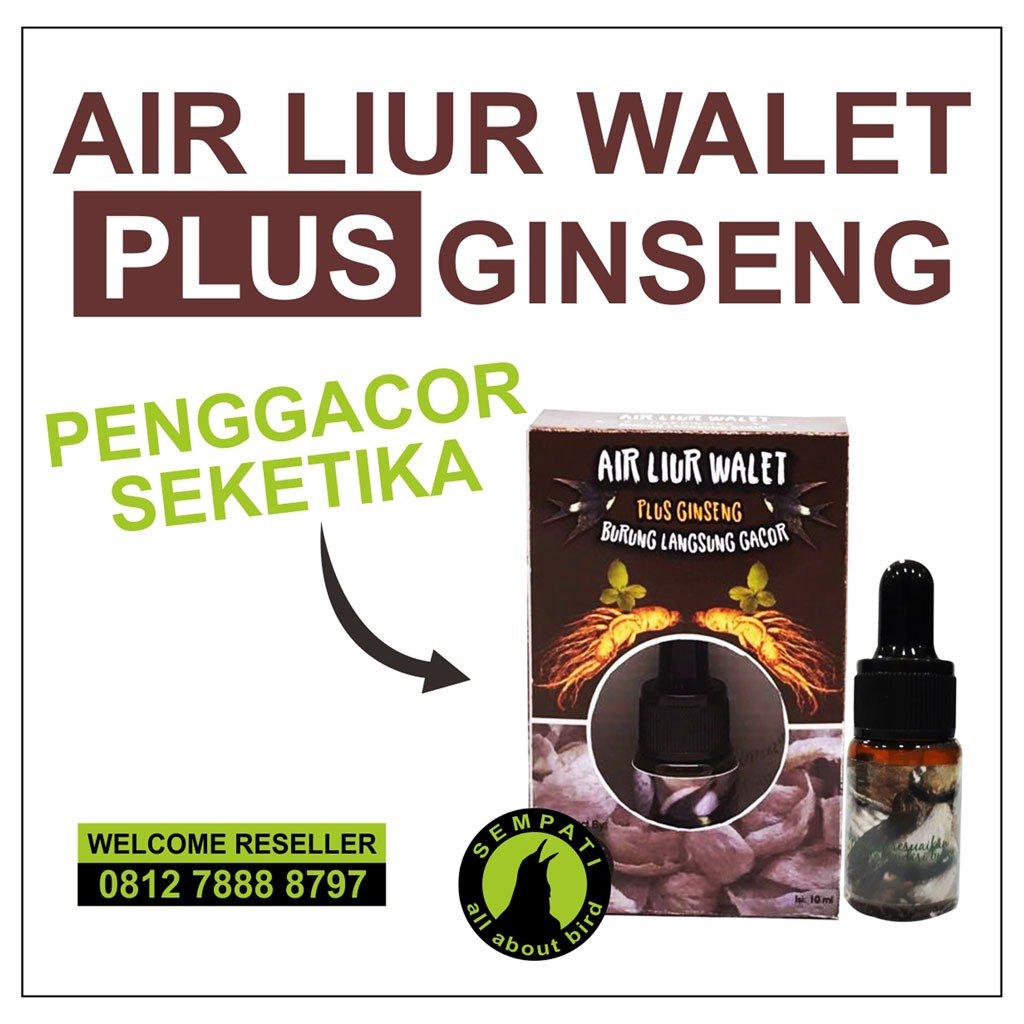 Air Liur Walet Sempati 10 ml – Vitamin Gacor